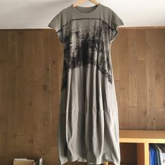 美品】萌 MOYURU センソユニコ アート柄 シャツワンピース ゆったり
