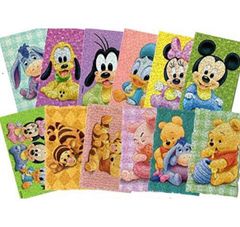 USA直輸入品 ディズニーベビーステッカー12枚セット【送料無料】