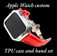 Sr カスタム セット アップルウォッチバンド ラバーベルト Apple Watch カバー ケース メンズ レディース 38mm 40mm 41mm 42mm44mm45mm46mm49mm
キラキラ　極艶コーティング　シリコンバンド