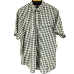 ギャップ Gap チェック S/S シャツ メンズ import：L 