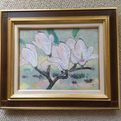 期間限定セール 中尊寺ハスの花咲く メルカリ - 油彩画・油絵 絵画