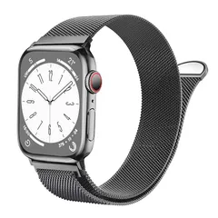 [FEEKI] コンパチブル Apple Watch バンド 49mm 46mm 45mm 44mm 42mm 41mm 40mm 38mm コンパチブル アップルウォッチ バンド マグネットクラスプ ステンレス鋼 メッシュ 通気 長さ調節 男女兼用App