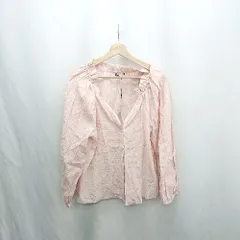 ◇ ◎●未使用● ⊂ ZARA ザラ 長袖 シアーシャツ サイズM ピンク系 レディース E  【1501160039620】