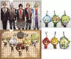 【中古】その他雑貨(キャラクター) [単品]集合(6人) ラバーストラップ＆A4クリアファイルセット(6キャラ/2種) 「PS Vitaソフト AMNESIA World -アムネシア ワールド- 限定版 アニメイト限定セット」 同梱特典