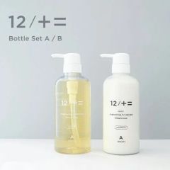 【新品未使用】木村石鹸 12/JU-NI シャンプー コンディショナー ボトルセット 各500ml Type-B さらさら ヘアケア