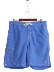 【お得なクーポン配布中!】 00s ポロ ラルフローレン ナイロン ショートパンツ メンズ L 古着 オールド ショーツ 短パン 海パン 水陸両用 インナー付き サーフ スイム