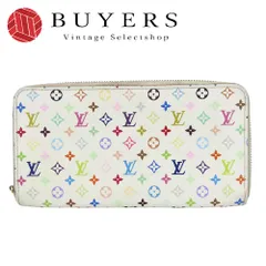 【中古】 ルイ・ヴィトン 長財布 ジッピーウォレット M60274 モノグラムマルチカラー ブロン ホワイト ゴールド金具 ラウンドファスナー 小物 レディース 女性 LOUIS VUITTON