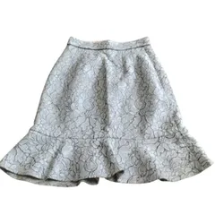 RE217 Apuweiser riche アプワイザーリッシェ　総レースフレアスカート　切り替え　フェミニン　レディース　0