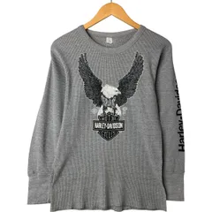 古着 90年代 フルーツオブザルーム FRUIT OF THE LOOM Harley-Davidson ハーレーダビッドソン 鷲柄 イーグル柄 サーマルロンT/eaa540212