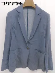 ◇ LAUTREAMONT ロートレアモン 1B シングル 長袖 テーラード ジャケット サイズ38 ブルー系 レディース  【中古】 【1108090005031】