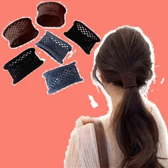【在庫処分】髪留め ゴム 韓国風 ヘアアクセサリー 簡約 無地 6本セット 切れないゴム よく伸びる 跡がつかないヘアゴム お団子 ポニーテールリング おしゃれ 高弾性 大人 髪ゴム メンズ レディース ヘアゴム 3色 ブラック Fuyunohi ブルー コー