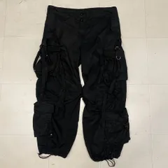 GS UK テクノパンツ 2way ギミックパンツ ブラック Mサイズ