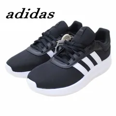 【未使用品】adidas アディダス ライトレーサー 4.0 スニーカー 26.5㎝ BLK/黒