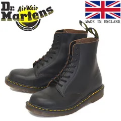Dr.Martens (ドクターマーチン) 12308001 VINTAGE 1460 8EYE SHOE ヴィンテージ レザーブーツ BLACK イングランド製 Dr.Martens UK5-約24.0cm