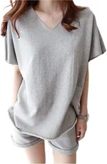 ルームウェア　半袖　短パン　Tシャツ　ルームウエアセットアップ