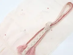 【一輝堂】リサイクル着物 和装小物 帯締め 帯揚げ セット 帯締 帯揚 夏物 夏 絞り 平組 25w08-10309