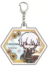 【中古】雑貨 福沢諭吉 「アクリルキーホルダー 文豪ストレイドッグス 07.食で楽しむ夏ver. グラフアートデザイン」