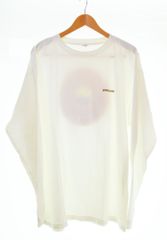 パタゴニア PATAGONIA 90s90年代 1975 QUALITY SINCE ロゴ プリント 長袖Tシャツ ロンT ホワイト 103MT-2766