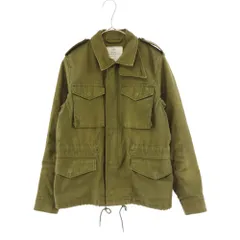 HYKE (ハイク) M-51 ミリタリージップアップジャケット シャツ カーキのサムネイル