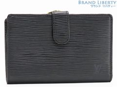 【美品】ルイヴィトン　LOUIS VUITTON　エピ　ポルトモネ ビエ ヴィエノワ　二つ折りがま口財布　コンパクト財布　ノワール ブラック ゴールド金具　M63642