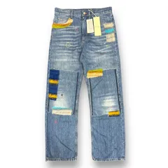 定価145200円 新品 国内正規 MARNI 24SS Patchwork Denim Pants パッチワークデニムパンツ ジーンズ マルニ PUJU0021L4USCW23 インディゴのサムネイル