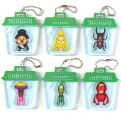 こびとづかん キャラクターキーホルダー 13点セット Qoo10] こびとづかん キーリング アクリルキーホ