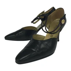 YVES SAINT LAURENT イヴ・サンローラン ストラップパンプス size35/ブラック