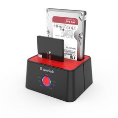 【人気商品】スタンド SATA HDD I/II/III デュアルベイ 外付けHDDドッキングステーション 3.0 2.5/3.5インチ SSD HDD USB ハードドライブ デュプリケータ（2 x WAVLINK 16TB） オフラインクローン機能 OTG