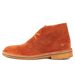 COMME des GARCONS コムデギャルソン ブーツ スウェード レザー デザートブーツ HOMME PLUS アーカイブ クレープ ソール 90s～00s オレンジ 24.0cm シューズ 靴のサムネイル
