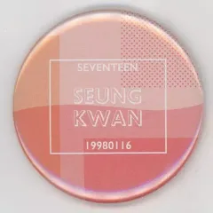 【中古】バッジ・ピンズ スングァン 缶バッジ(NAME) 「SEVENTEEN CAFE 2020 ～SALAD FACTORY～」