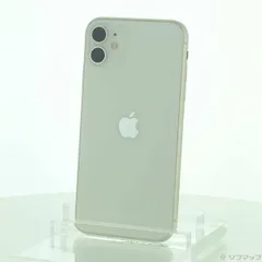 〔中古品〕 iPhone11 64GB ホワイト MHDC3J／A SIMフリー【371】