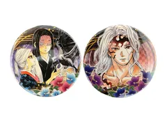 鬼滅の刃  コレクション缶バッジ  2種セット　( 鬼舞辻無惨 & 産屋敷 )