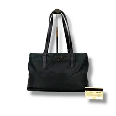 プラダ　PRADA トートバッグ　テスートナイロン　BR0411 カーキ　グレー　ブラック　レザー