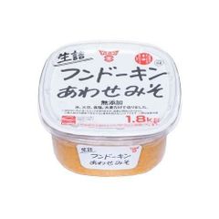 2セット フンドーキン 生詰あわせみそ 1.8kg×2 米麦 甘口 麹 九州 みそ汁 炒め物 大容量 業務用
