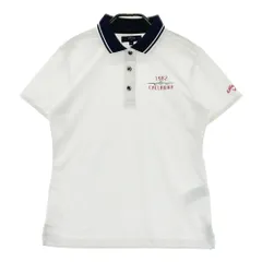 サイズ：M CALLAWAY キャロウェイ  半袖ポロシャツ  ホワイト系 [241003000181] ゴルフウェア レディース ストスト