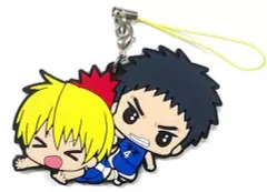 【中古】キーホルダー・マスコット(キャラクター) 黄瀬＆笠松 「黒子のバスケ カプセルラバーマスコット vol.1」