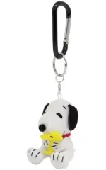 【中古】キーホルダー スヌーピー＆ウッドストック(座り) カラビナマスコット 「PEANUTS(SNOOPY)」