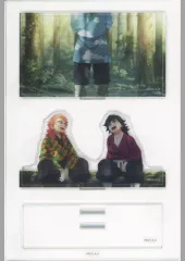 【中古】アクリルスタンド・アクリルパネル 冨岡義勇＆錆兎(談笑) 「鬼滅の刃 柱稽古編×ufotable Cafe×マチ★アソビCAFE リアルタイムカフェ ランダムみにジオラマアクリルスタンド -冨岡義勇-」