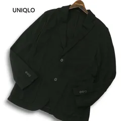 UNIQLO ユニクロ 春夏 SLIM FIT★ 2B コンフォート テーラード ジャケット Sz.L メンズ 黒