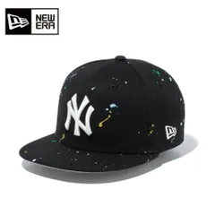 ニューエラ 13517623 スプラッシュペイント ニューヨーク・ヤンキース ブラック Youth 9FIFTY ジュニア キャップ