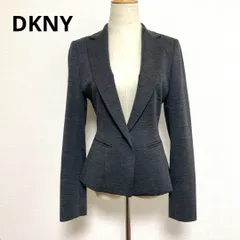 DKNY ダナキャランニューヨーク ダークグレー テーラードジャケット 4