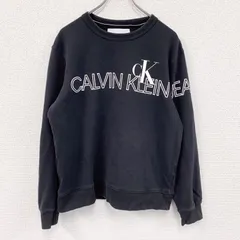 古着 used　Calvin Klein Jeans　カルバンクラインジーンズ　スウェット/トレーナー　黒　ブラック　Lサイズ