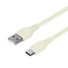 【 新品 未開封 】 OWLTECH USB Type-A to USB Type-C シリコンケーブル 超やわらかで断線に強い 耐屈曲3万回以上 急速充電3A/データ転送 キナリ OWL-CBSRCA15-KI 未使用 送料無料