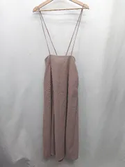 ◇ Θ mysty woman ミスティウーマン サロペットスカート ワンピース サイズF ピンクベージュ系 レディース E  【1502030015812】のサムネイル
