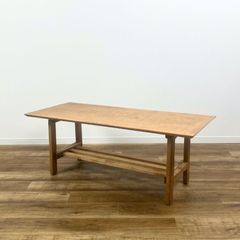 関家具  nora アンジー リビングローテーブル W1200 天板 ポンポン ナチュラル