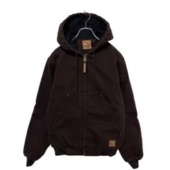 【レア】00s BERNE アクティブジャケット M ダック生地 黒 IDEAL USA製 Carhartt カーハート ダック地 アクティブジャケット メッシュ