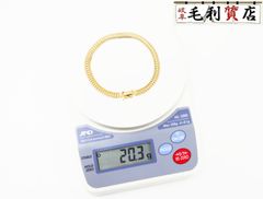 k18トリプルスパイク 0.8φ 無垢 アンクレット | ဂျပန် 