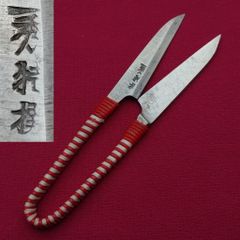 糸切鋏 カネ秀 特撰 全長約106㎜ 和鋏 握り鋏 刺繍鋏 糸切りばさみ 糸切バサミ 裁縫道具 刺繍道具 日本製  【2269】