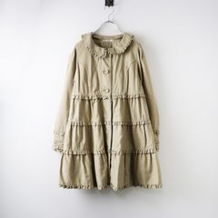リネン ベージュ ロングコート evam evam eva エヴァムエヴァ ウール ロング コート e233t161-mn