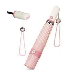 【新着商品】日傘 折りたたみ日傘 uvカット 100 遮光 折り畳み傘 完全遮光 遮熱 ワンタッチ自動開閉 晴雨兼用 軽量 耐風頑丈 携帯便利 収納ポーチ付き かわいい 日傘兼用雨傘 レディース メン 通勤 旅行 母の日 父の日 プレゼント (ライトピンク 1